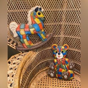 Vintage wall plaques